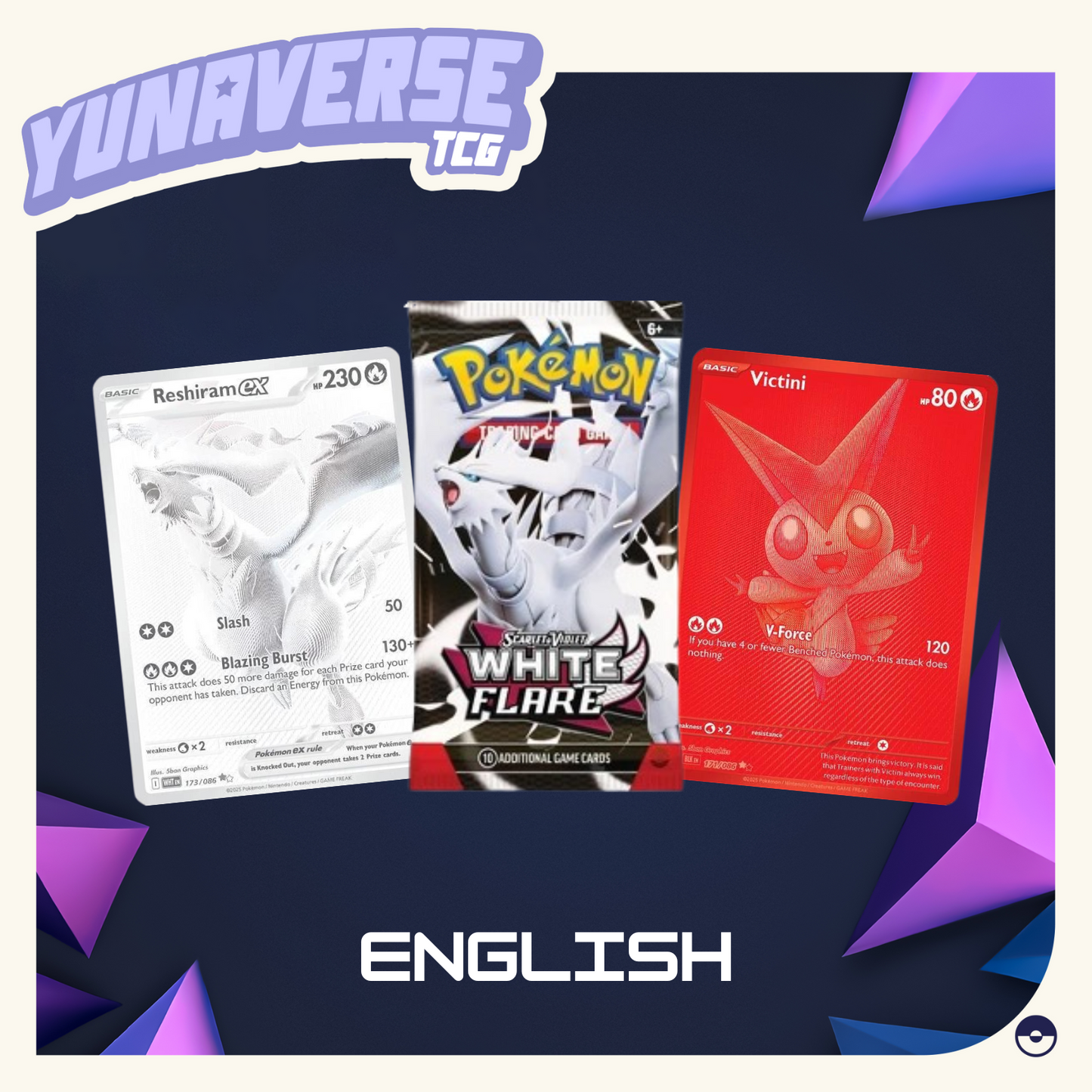 Black Bolt/White Flare Packs