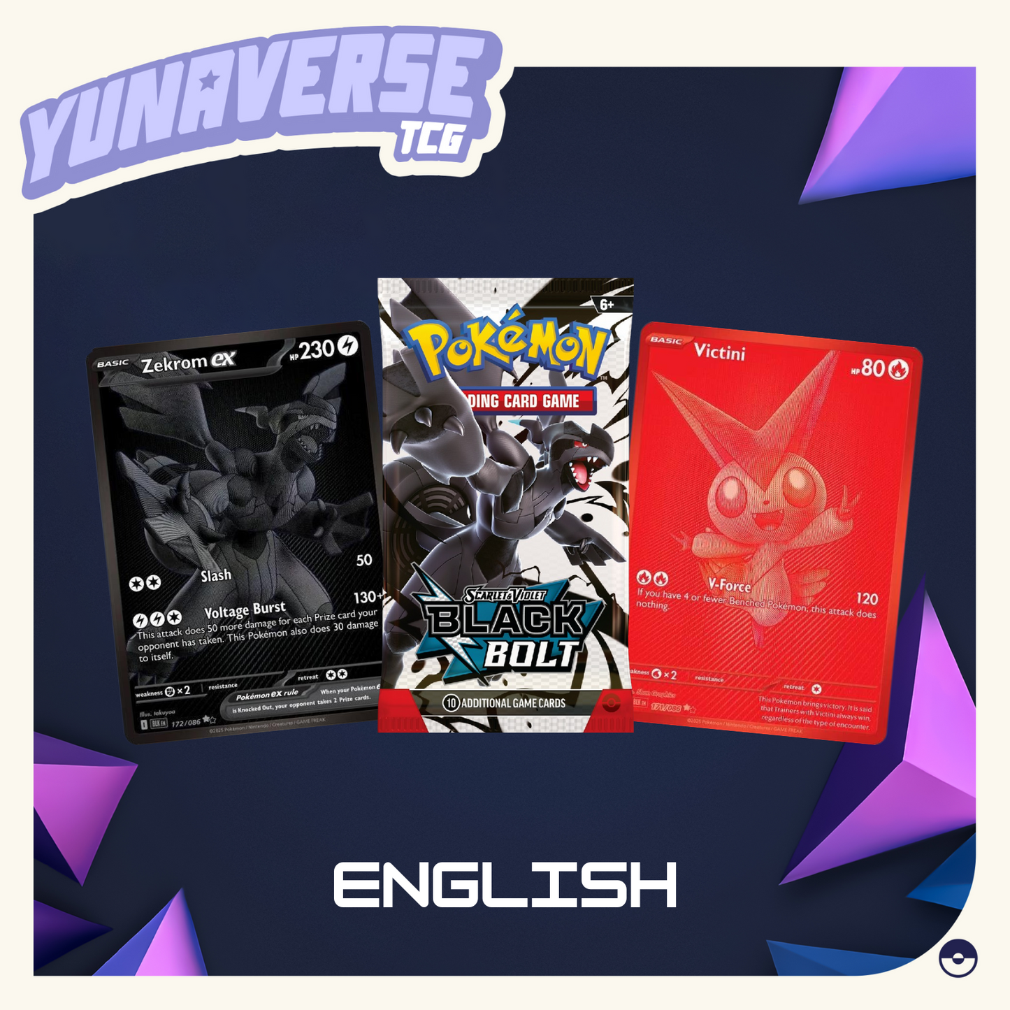 Black Bolt/White Flare Packs